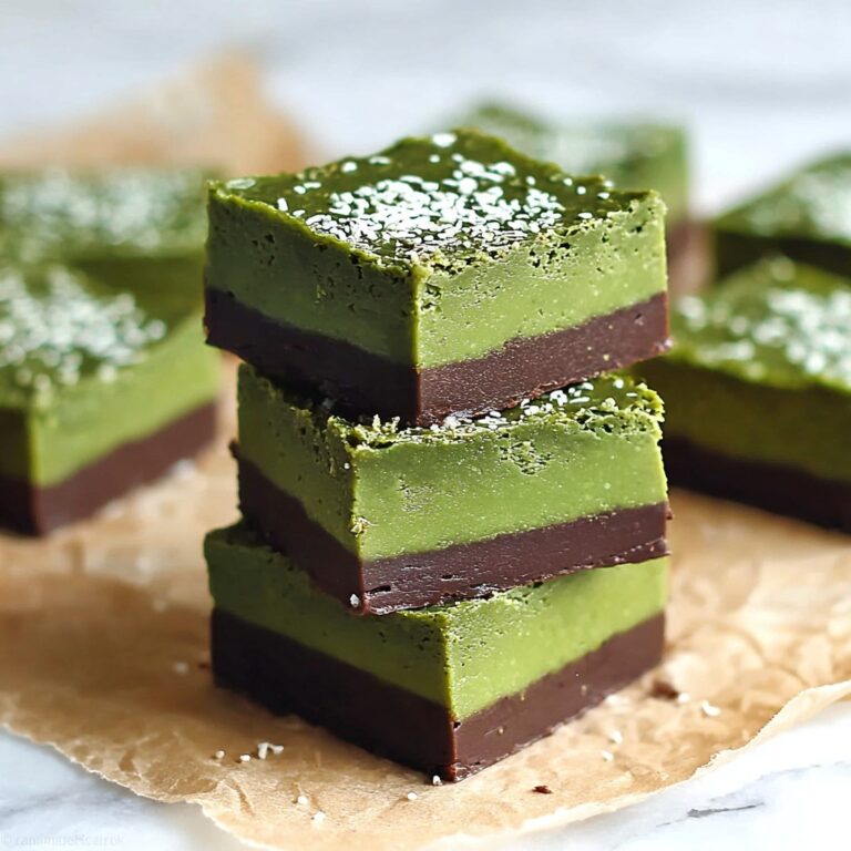 St Patrick’s Day No-Bake Matcha Protein Bars Recipe