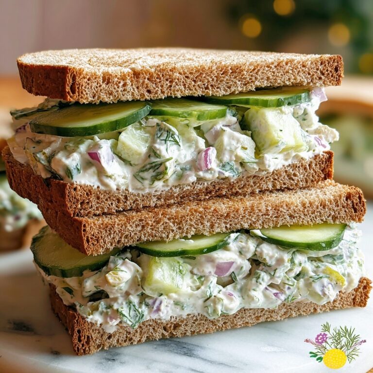Easy Cucumber Salad Sandwiches Recipe
