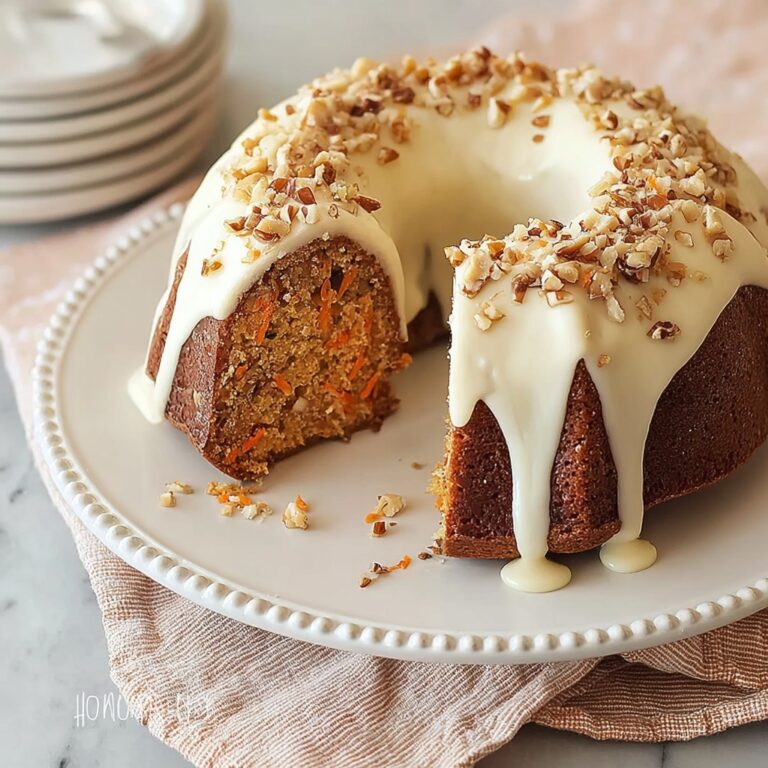 Carrot Bundt Cake: Moist and Irresistible Delight Recipe