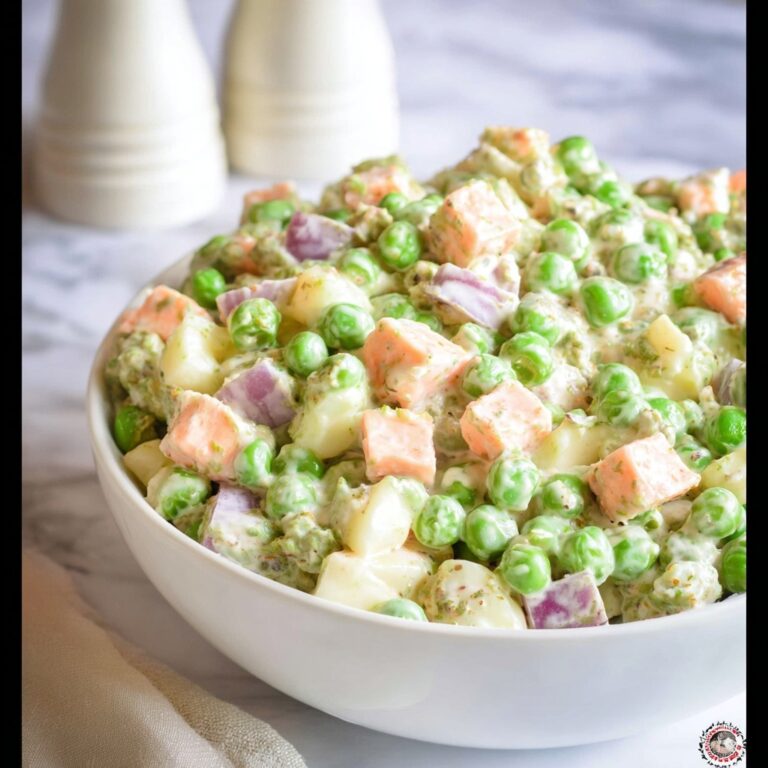 Creamy Pea Salad Recipe